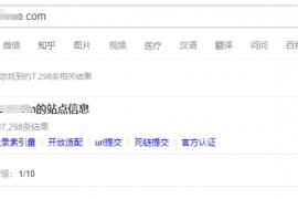搜狗的收录排名怎么查询