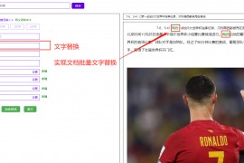如何批量替换文章中的文字内容